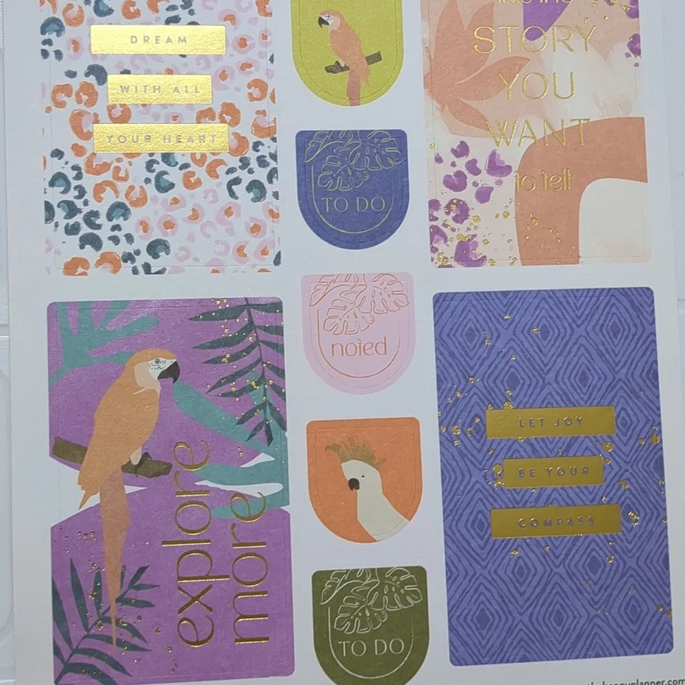 Happy Planner Tropical Boho Stickers